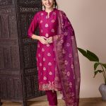 A blend of Silk and Organga Dupatta