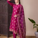 A blend of Silk and Organga Dupatta