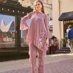 Fabric jimmy choo with heavy handwrok with cotton inner