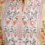 Masleen Digital Print with hand touch work